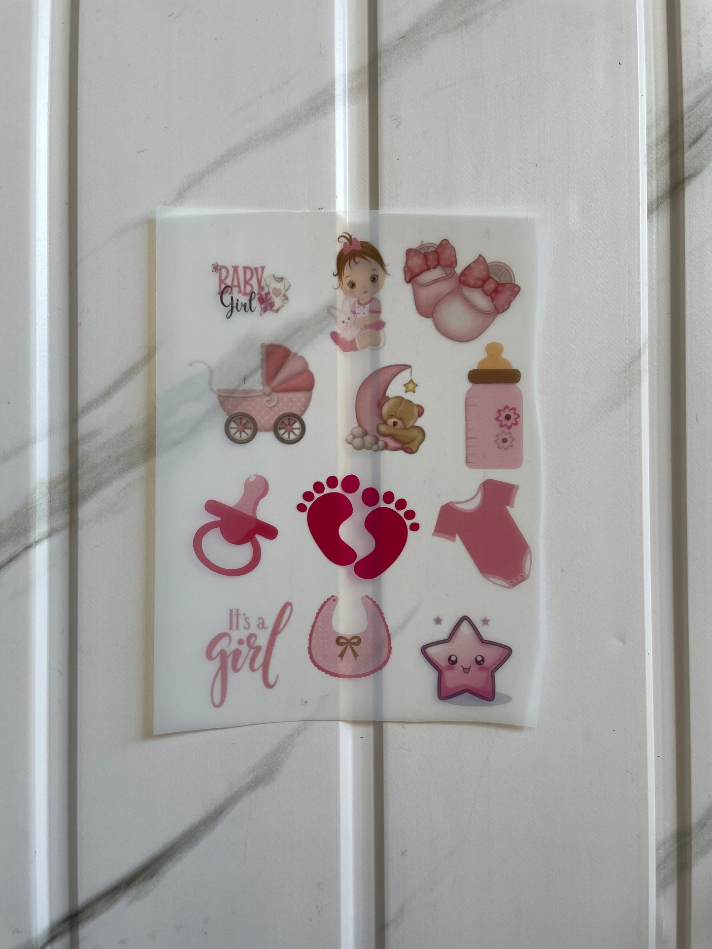 Insert Sheet - Baby Girl