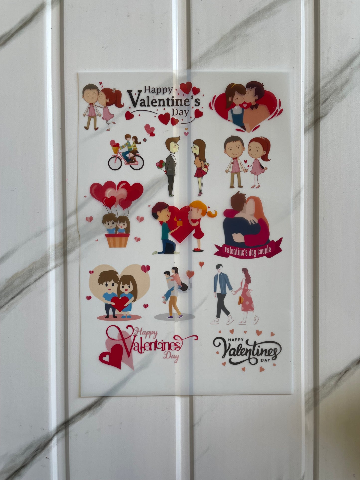 Insert Sheet - Valentine