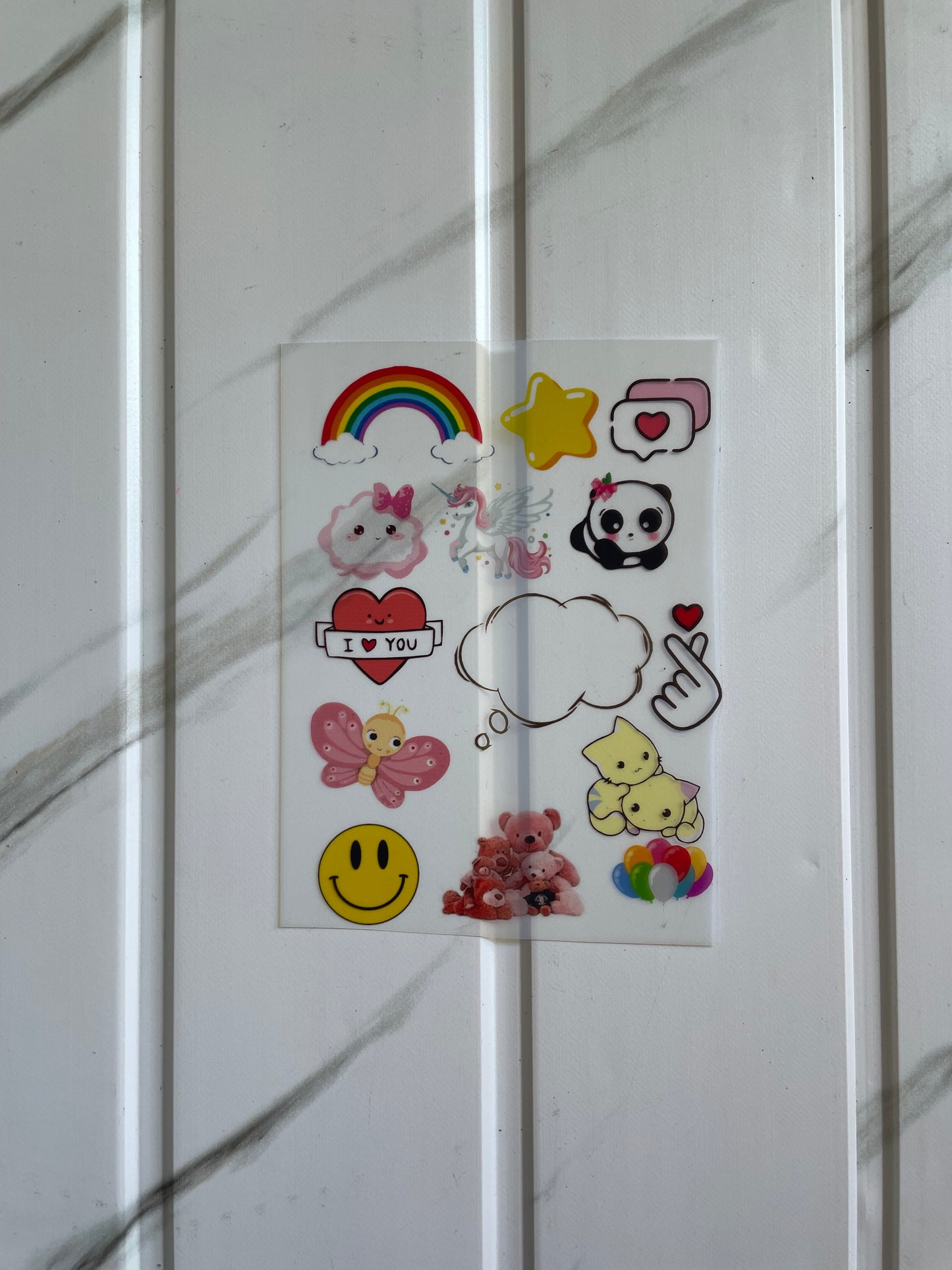 Insert Sheet - Cute Things