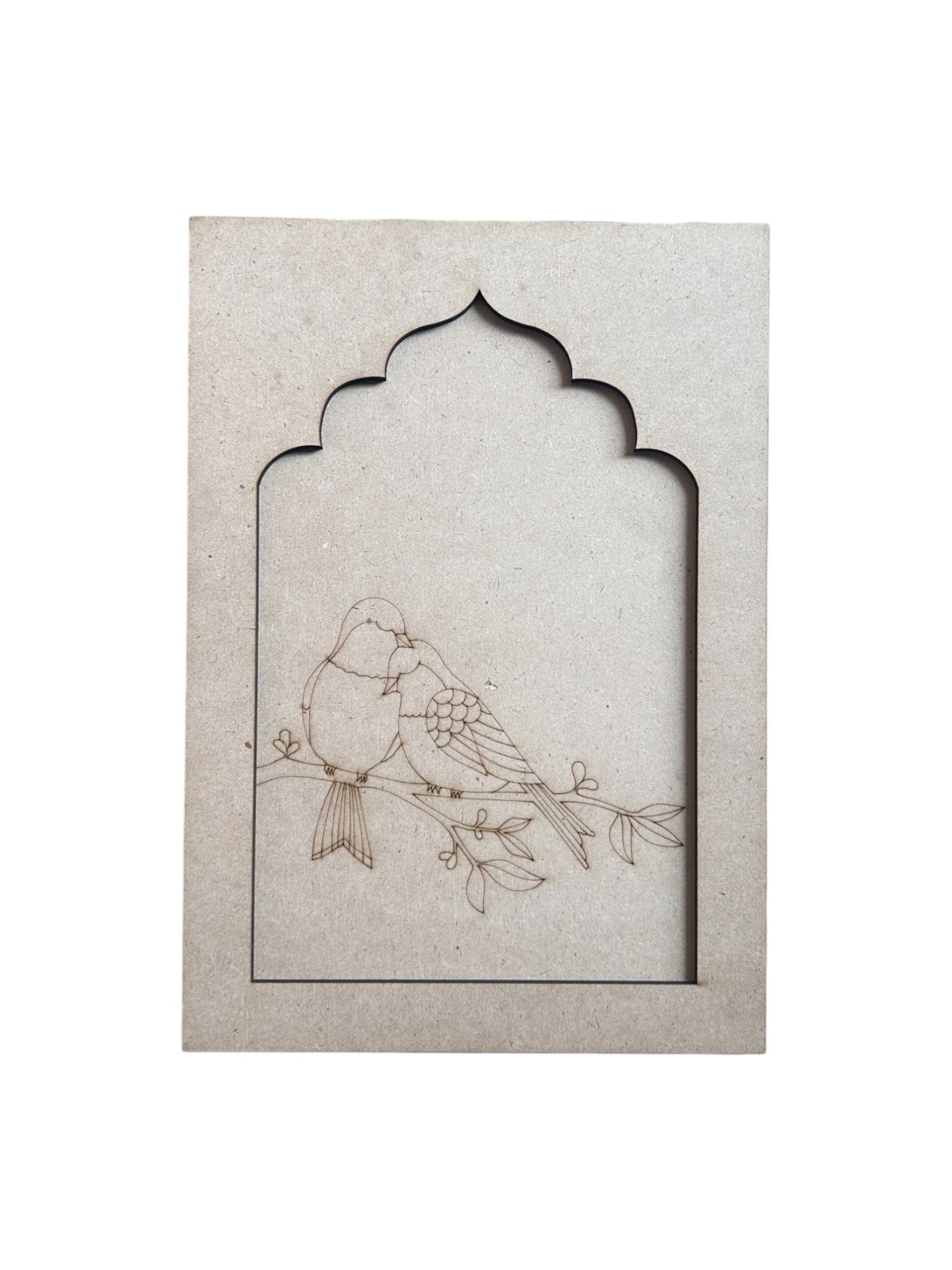 Pre Marked Mdf - Love Birds (Jharokha)