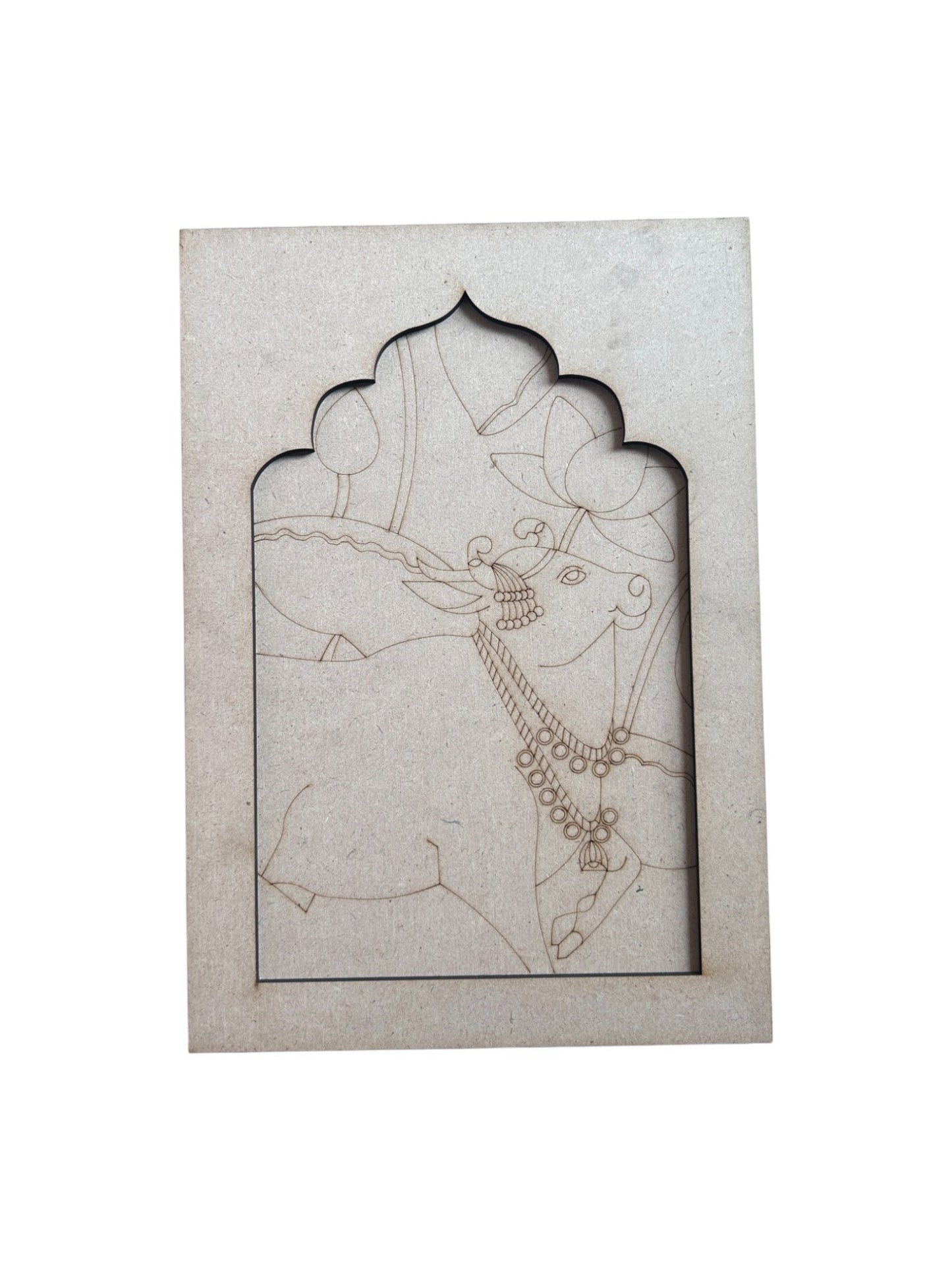 Pre Marked Mdf - Cow (B) (Jharokha)