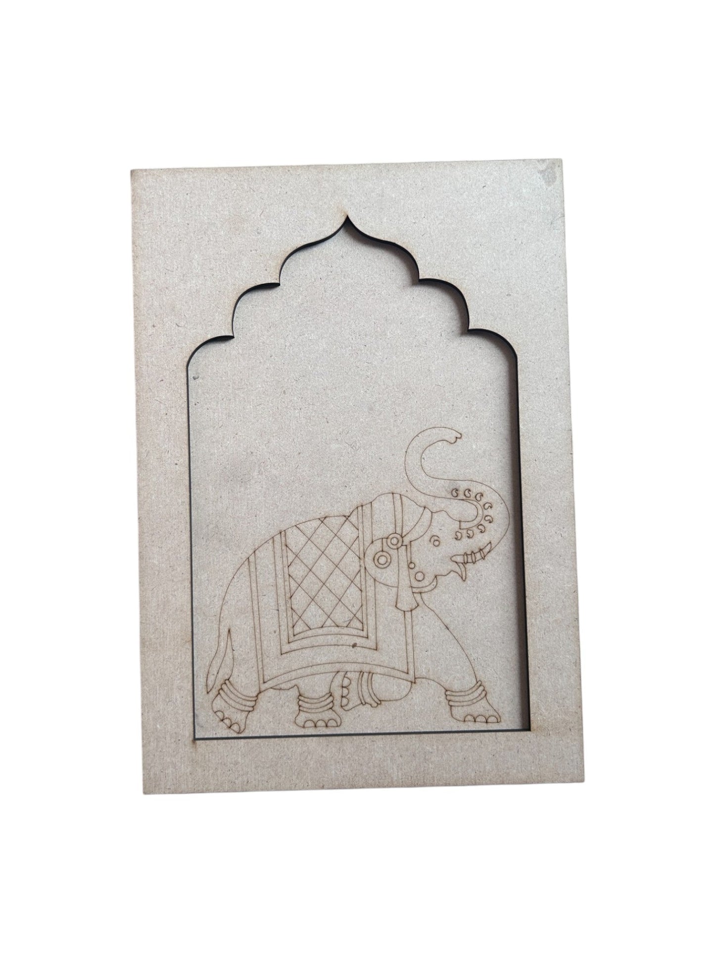 Pre Marked Mdf - Elephant (A) (Jharokha)