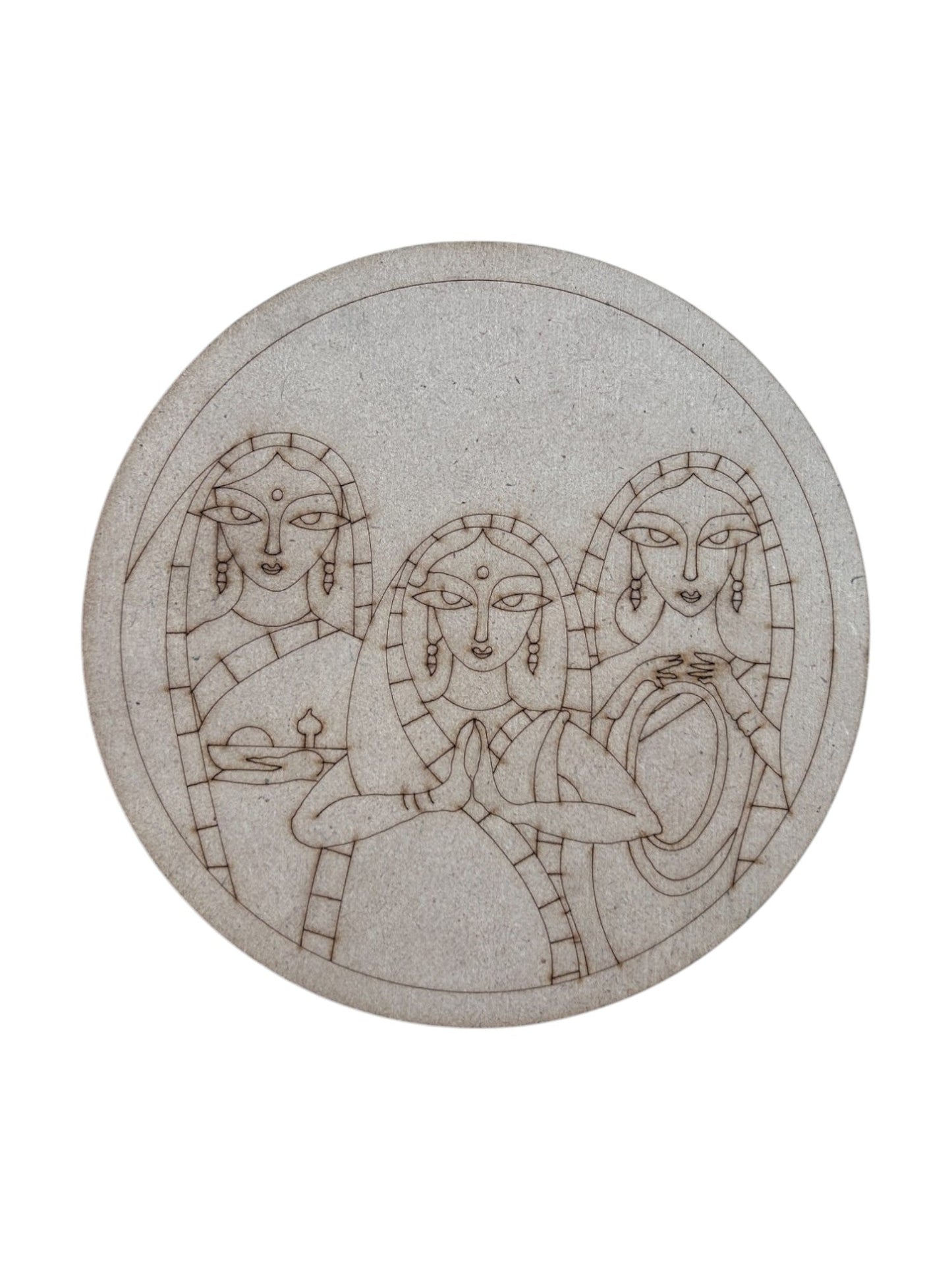 Pre Marked Round Namaste Mdf