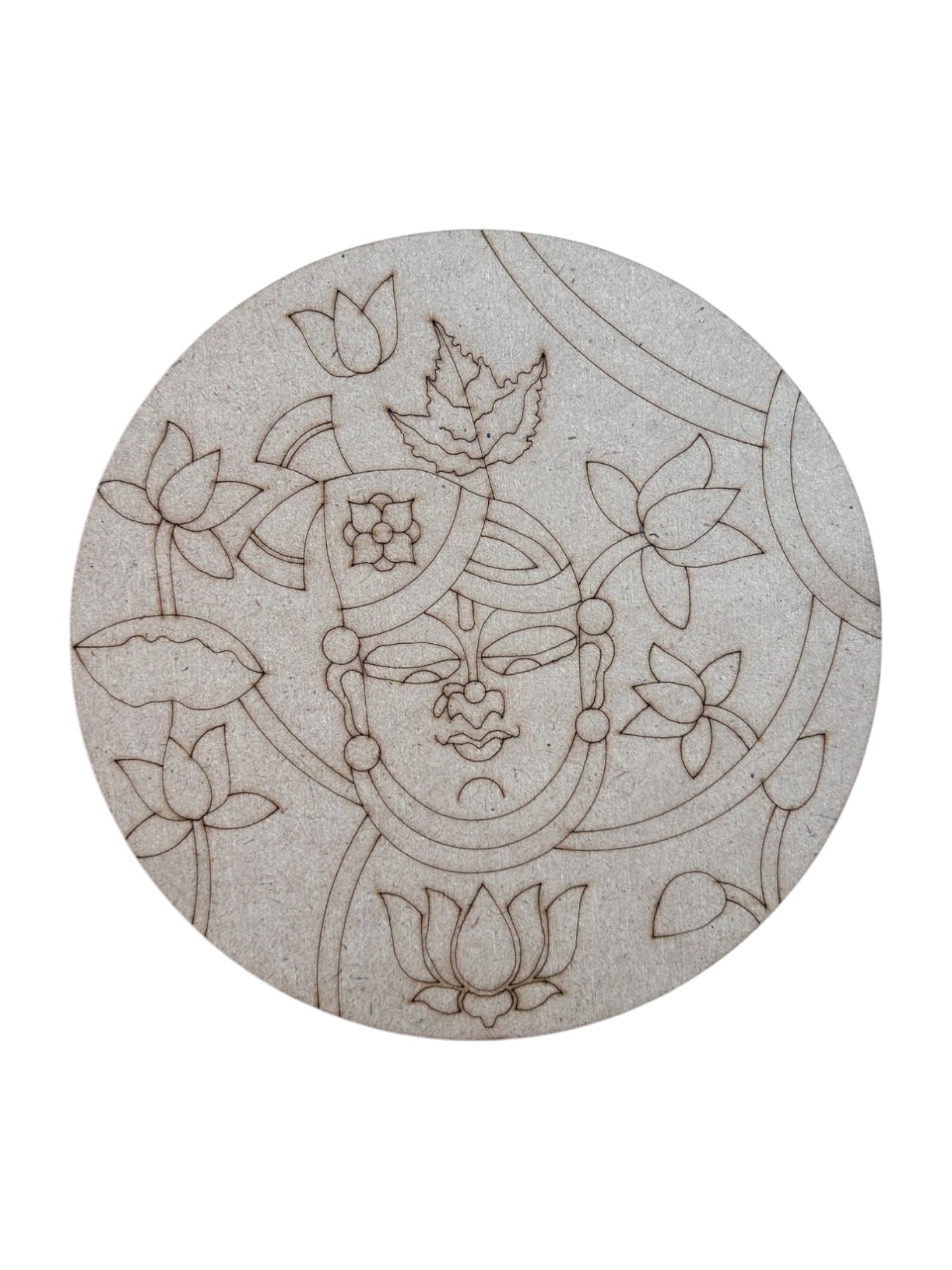 Pre Marked Round Shrinathji Mdf