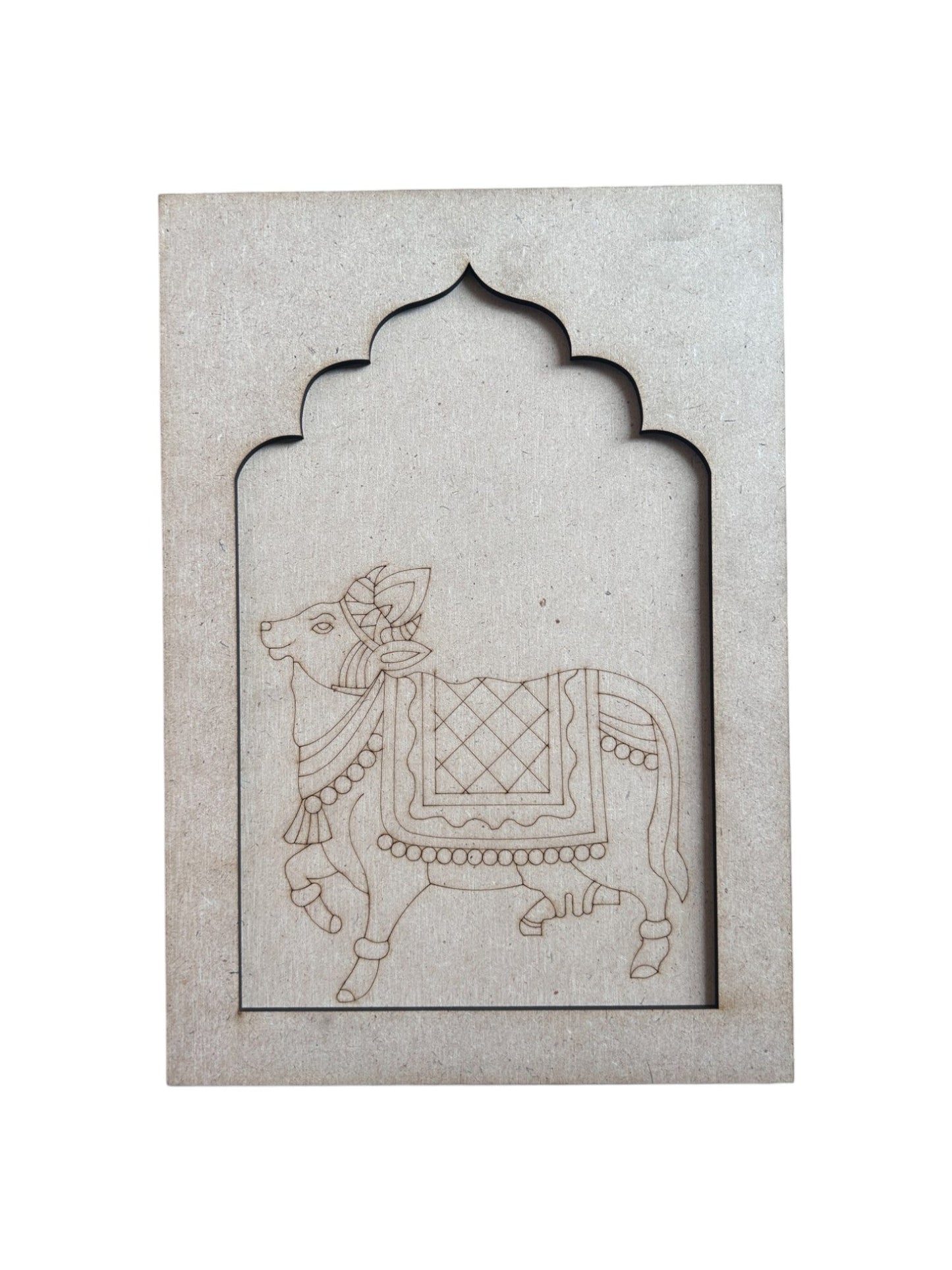 Pre Marked Mdf - Cow (C) (Jharokha)