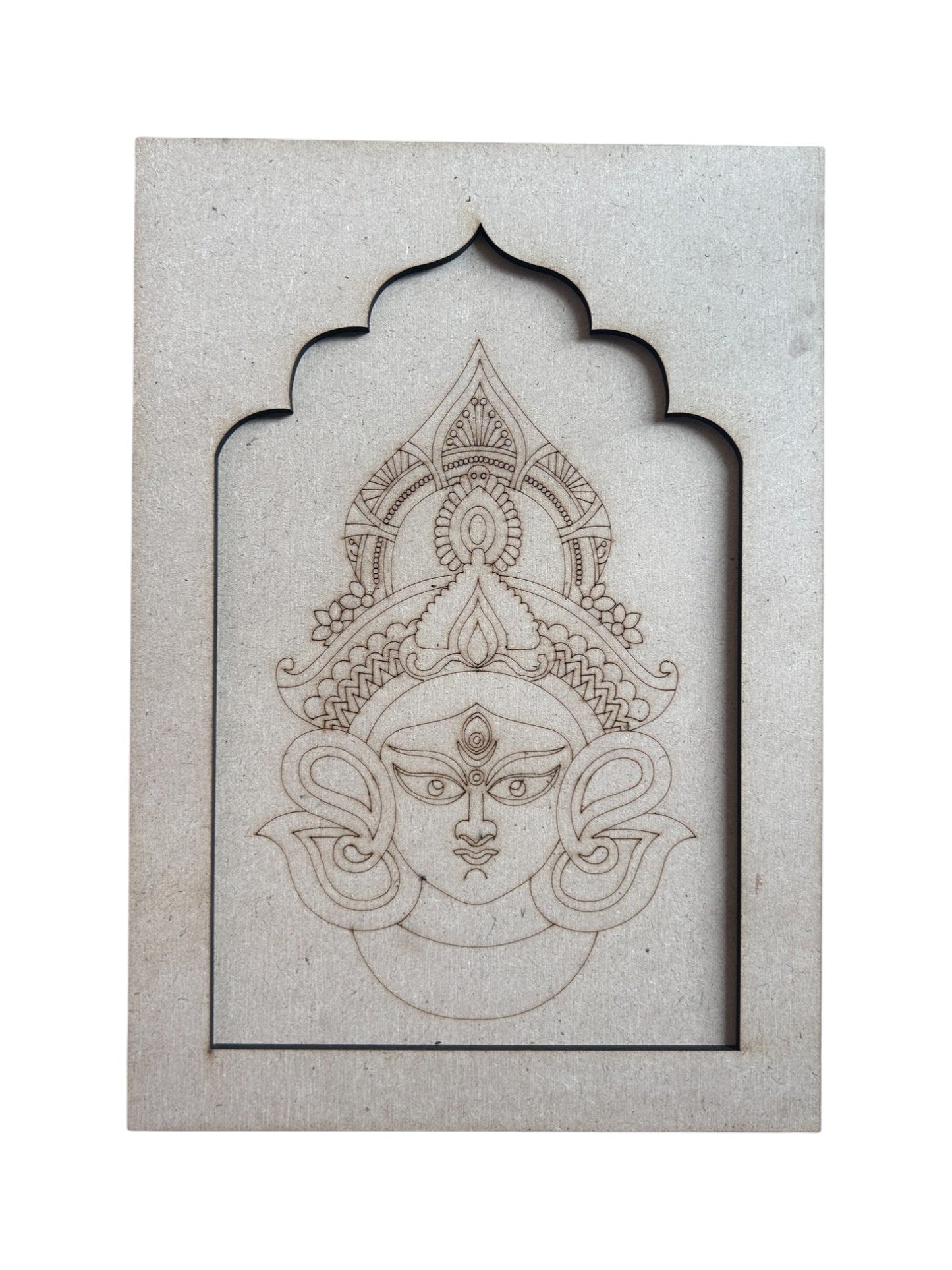 Pre Marked Mdf - Durga Maa (Jharokha)