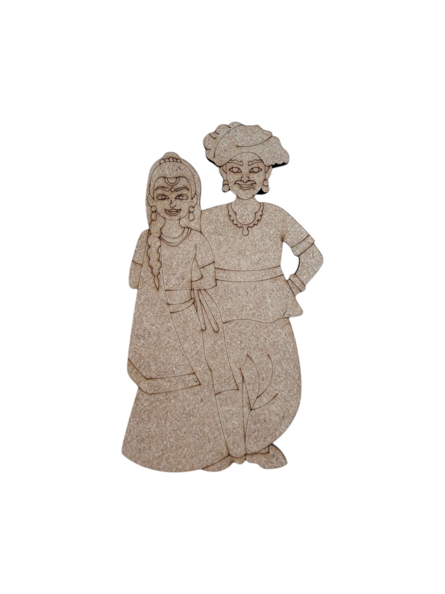 Pre Marked Gujarati Couple Mdf