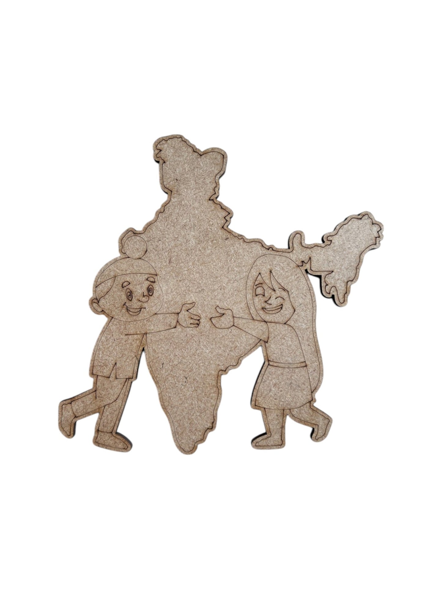 Pre Marked Kids Hugging India Mdf