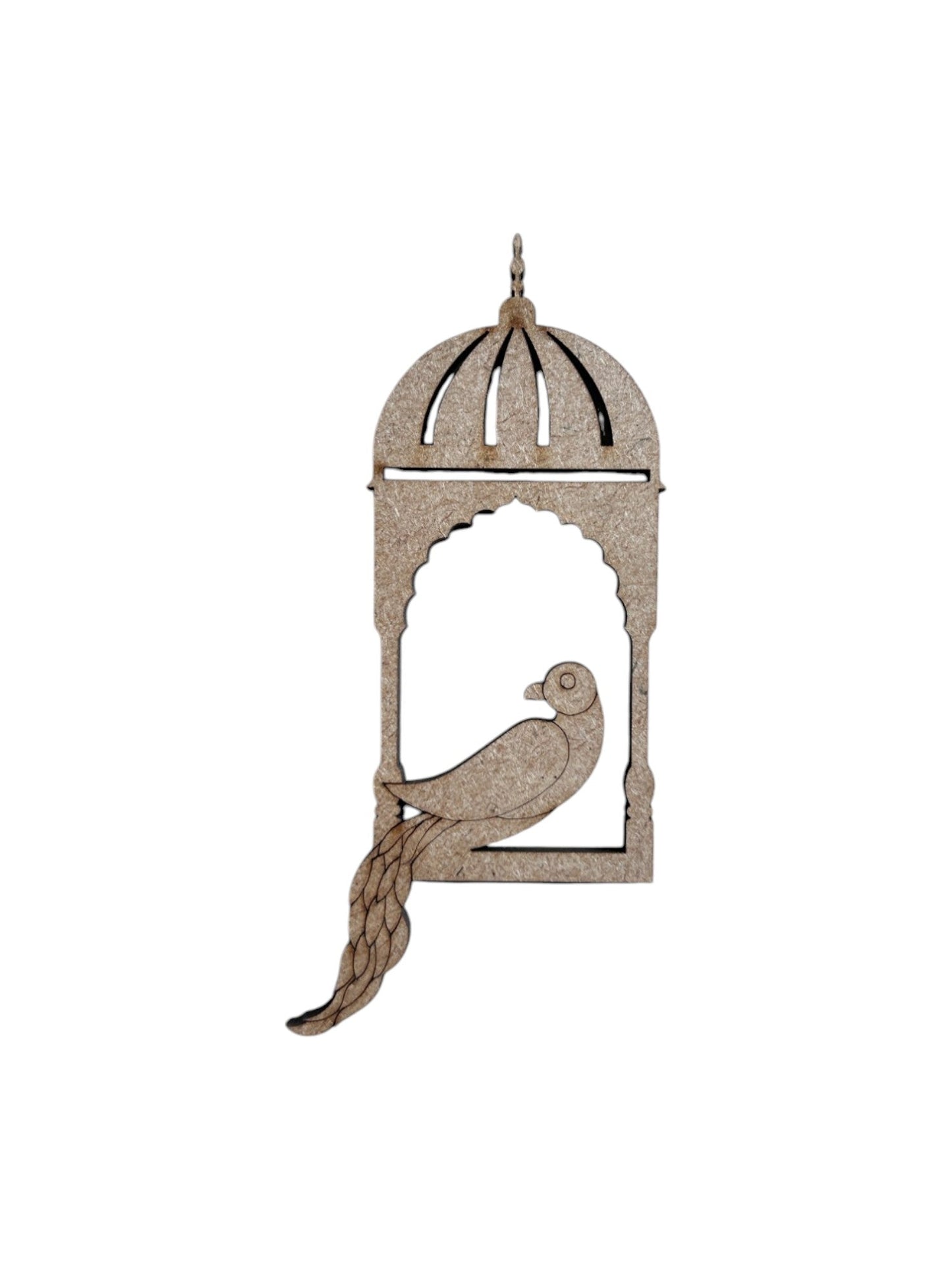 Pre Marked Parrot With Cage Mdf