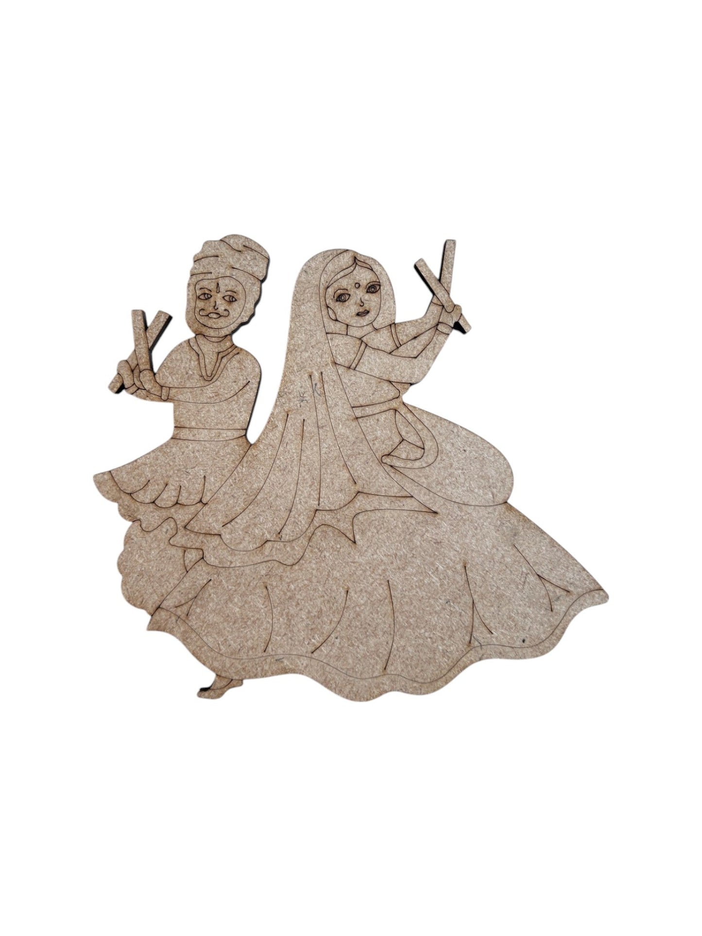 Pre Marked Garba Couple Mdf