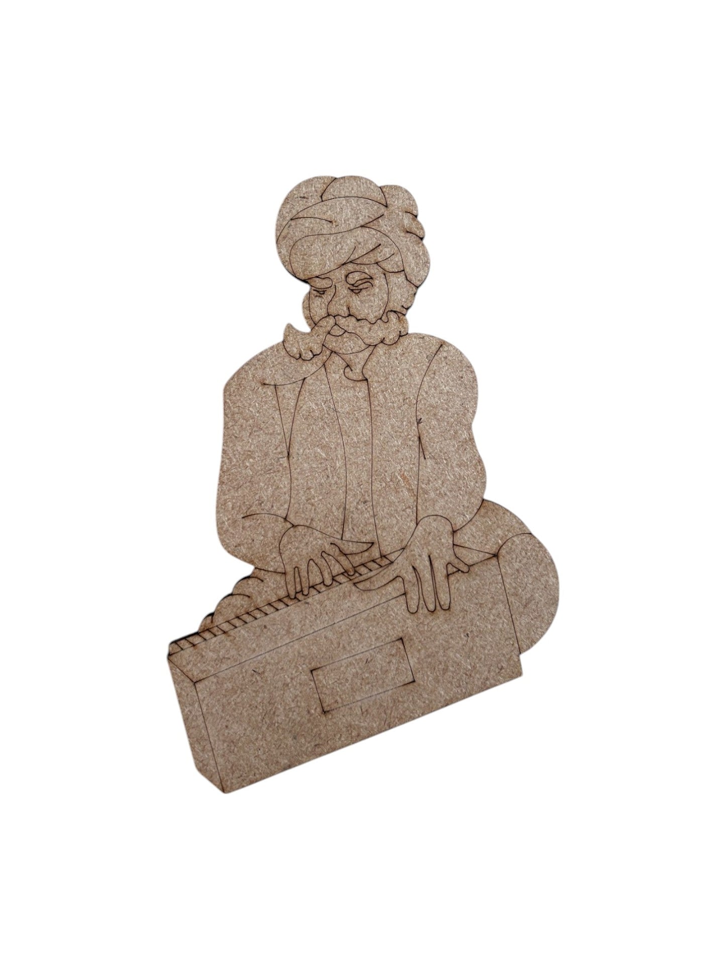 Pre Marked Man With Harmonium Mdf