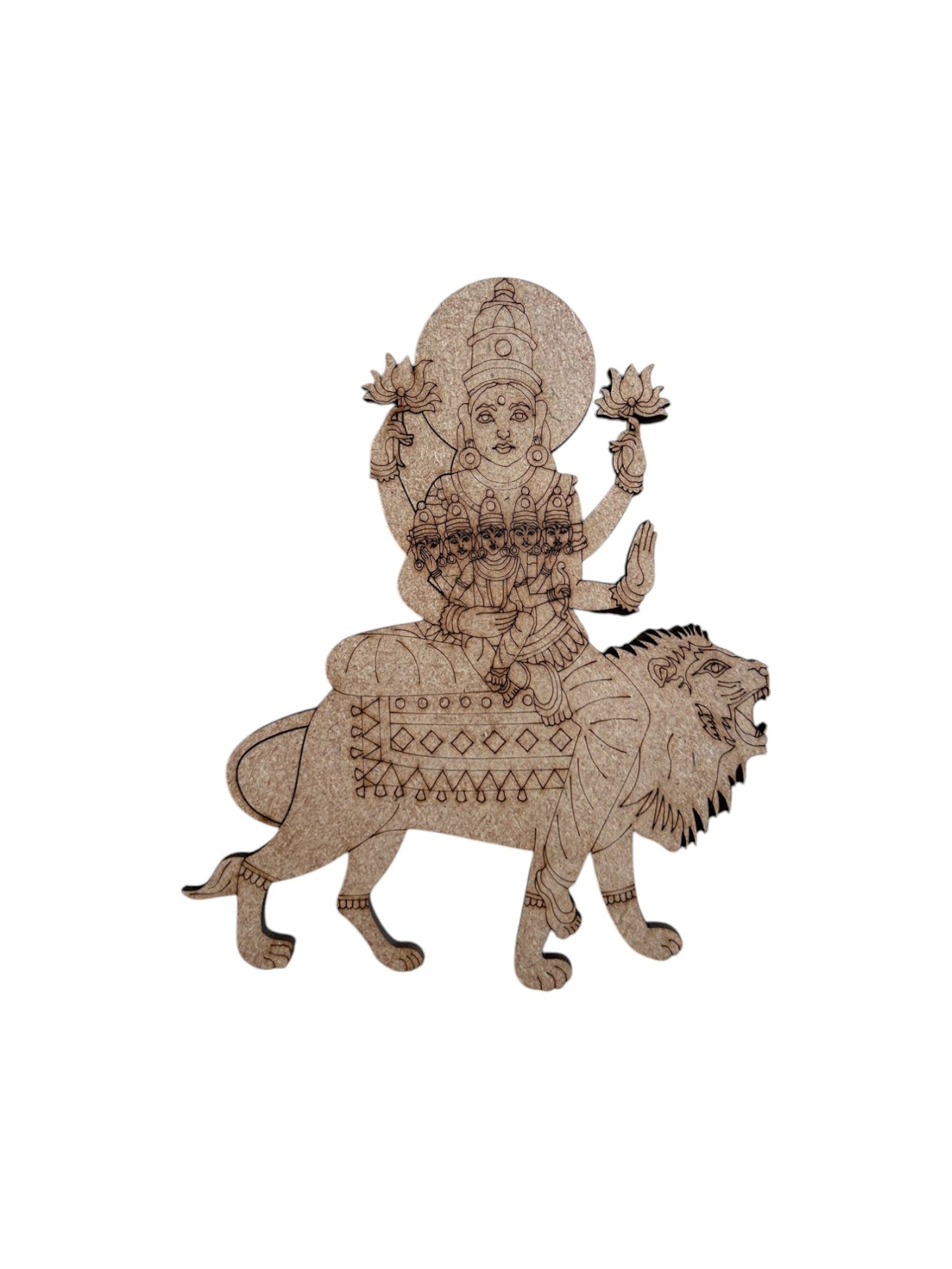 Pre Marked Hindi Durga Maa Mdf (A)