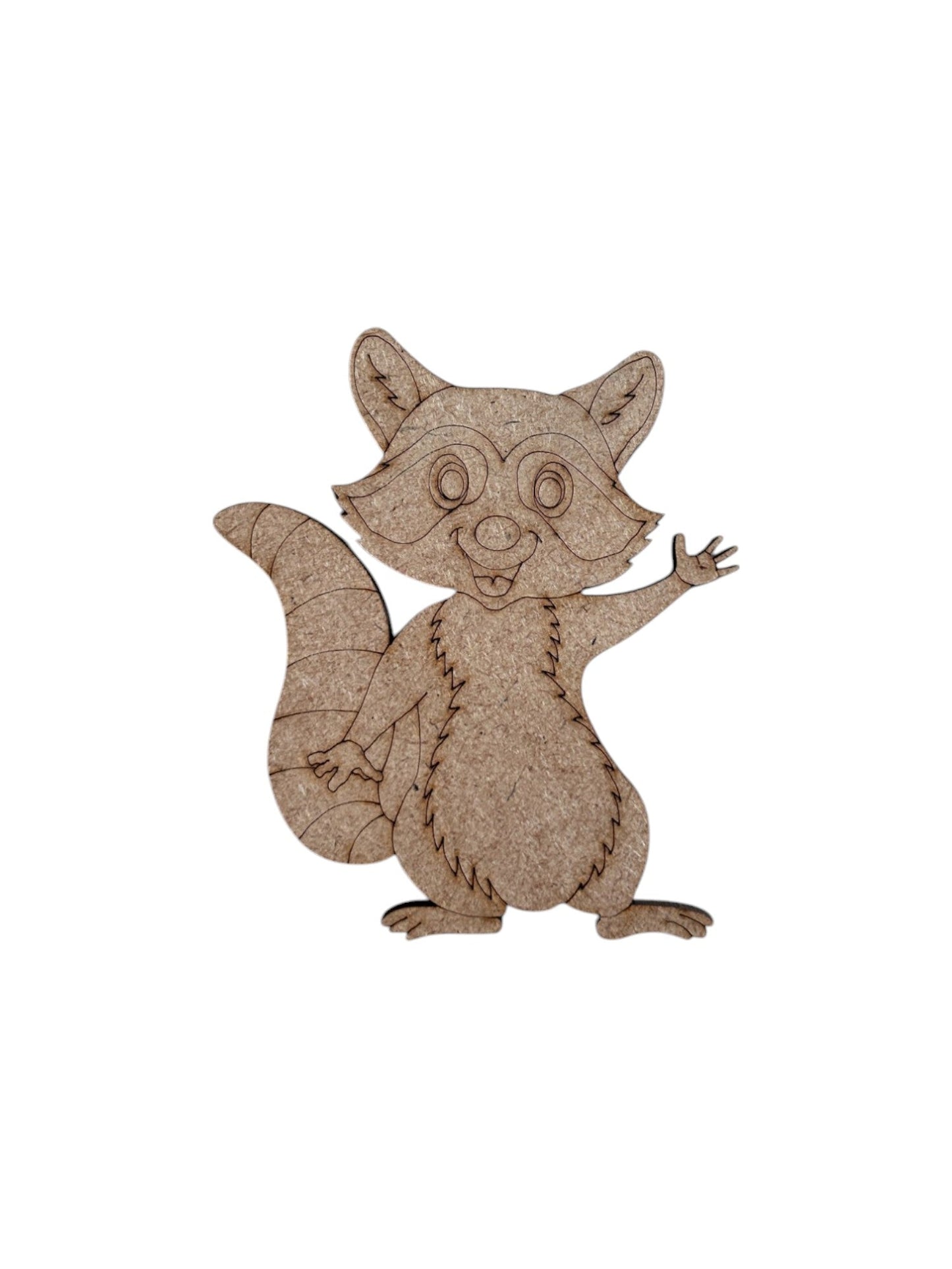 Pre Marked Raccoon Mdf