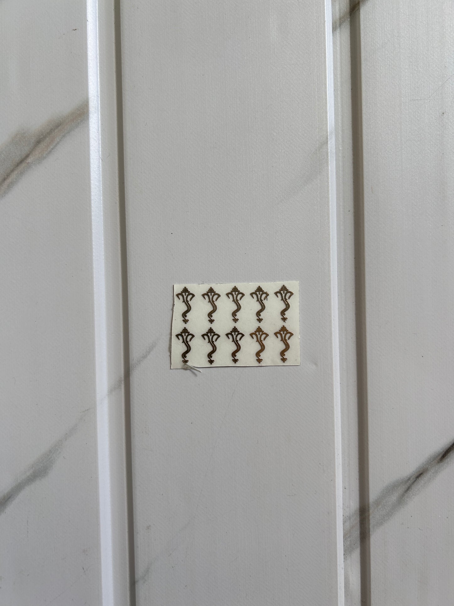 Rakhi Metal Sticker - Ganesh (C)