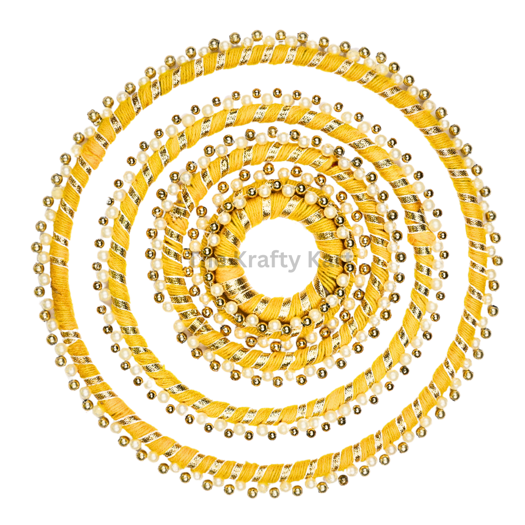 Traditional Pearl Ring (Yellow)