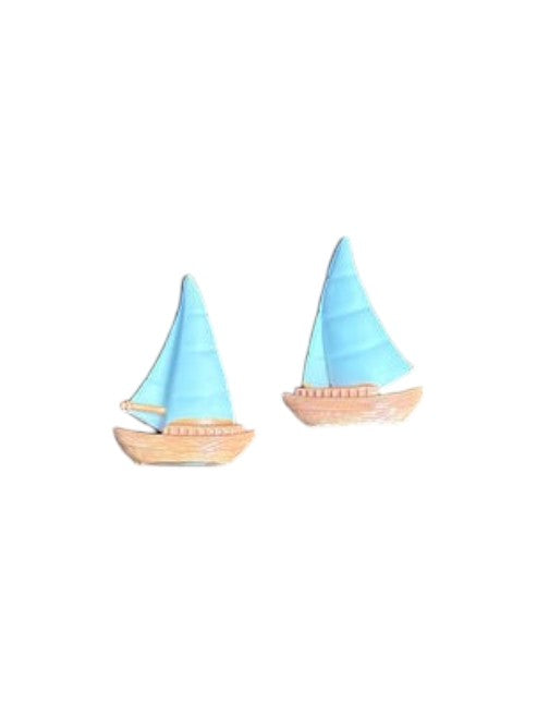 Miniature - Sail Boat (Orange)