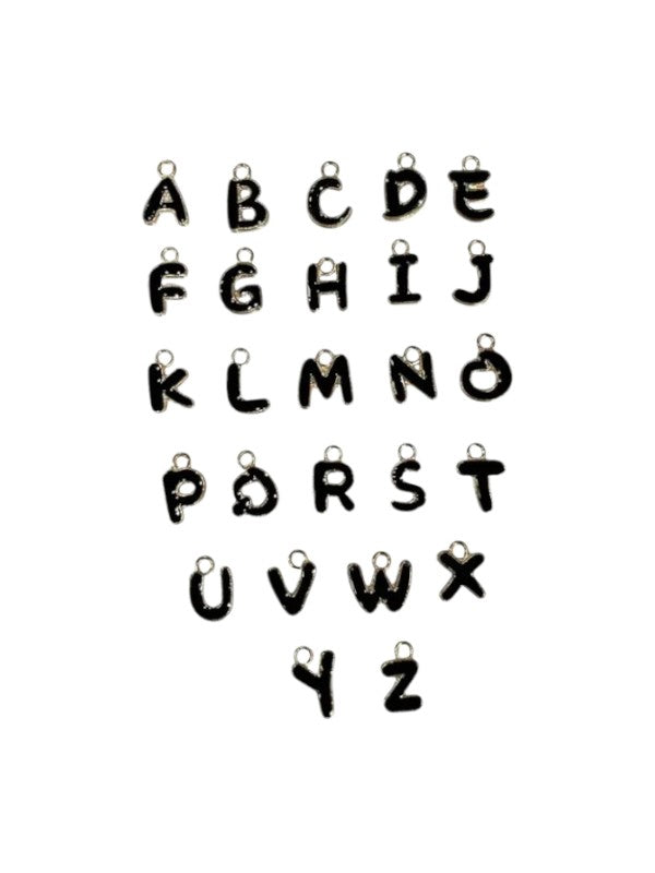 Charm - Black Alphabet
