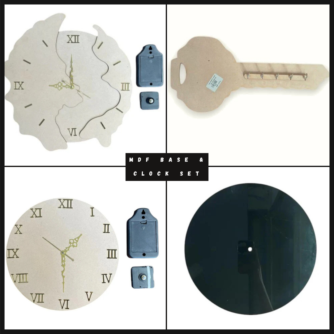 MDF Base & Clock Set