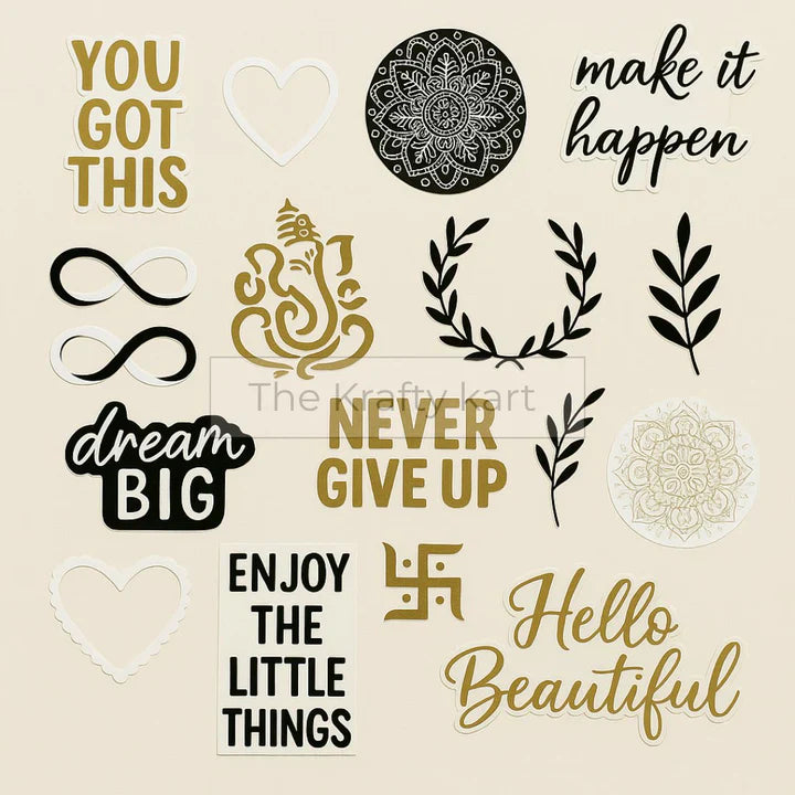 Embossed Stickers