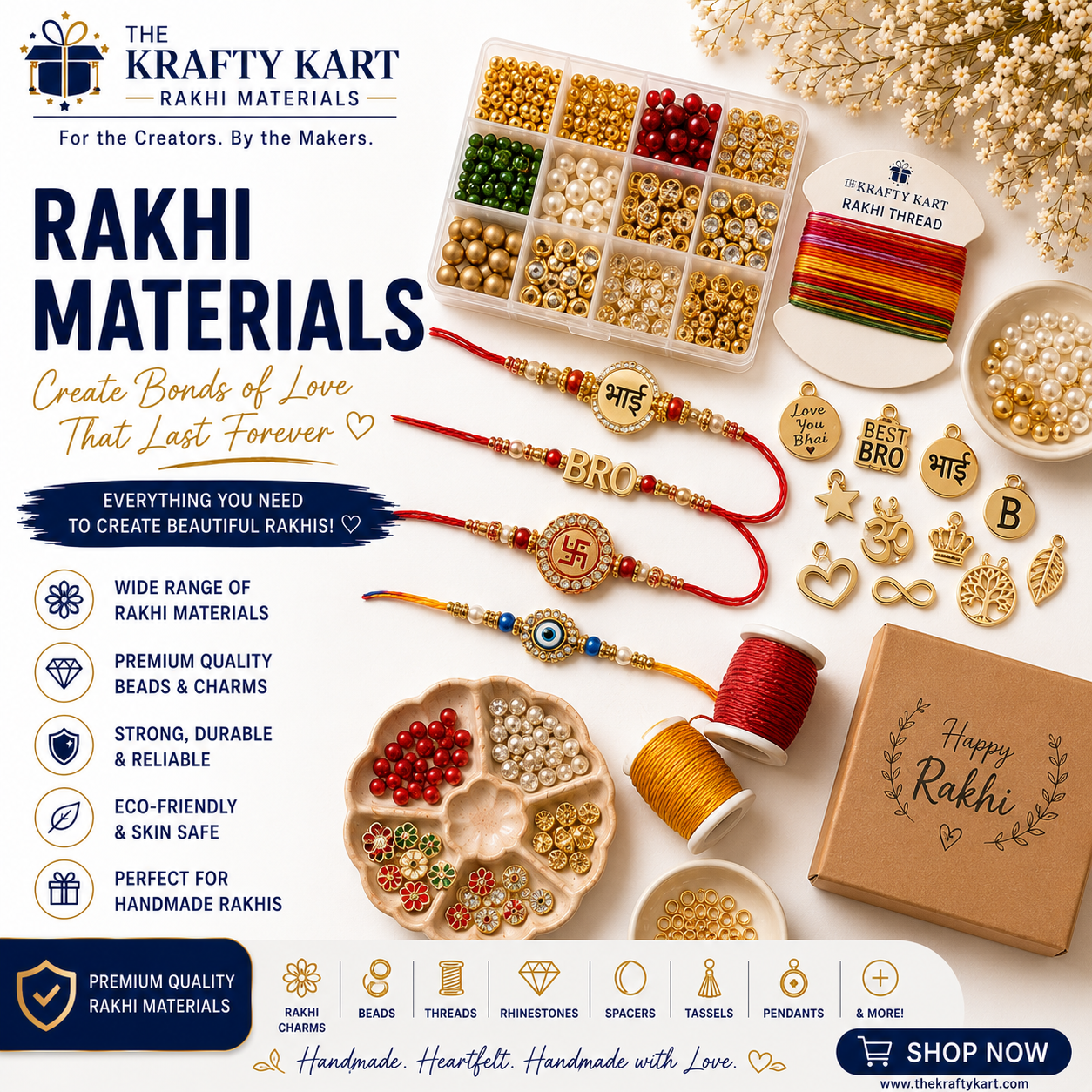 Rakhi Materials
