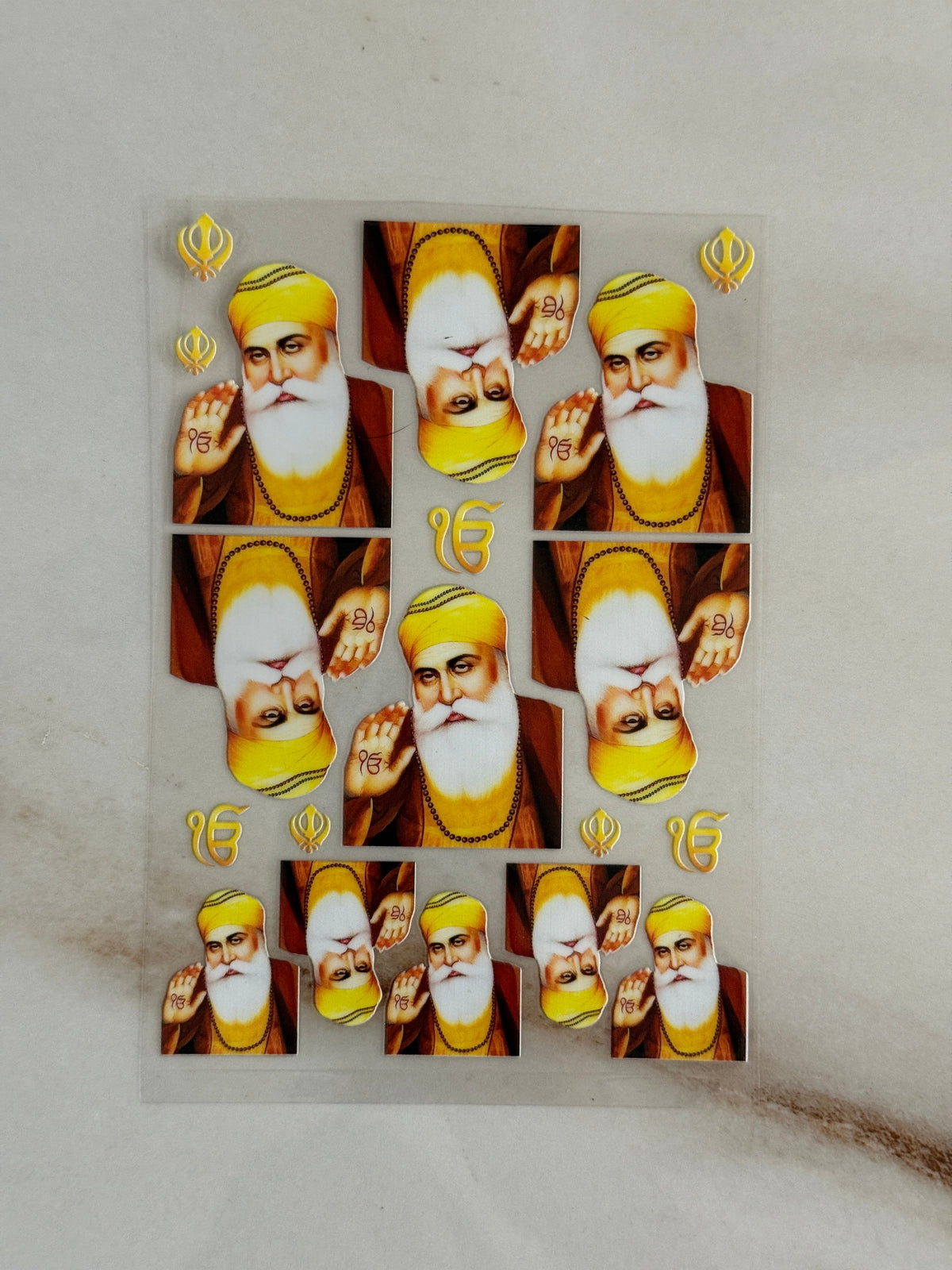 Guru Nanak Devji (B) - Peel Of Sticker