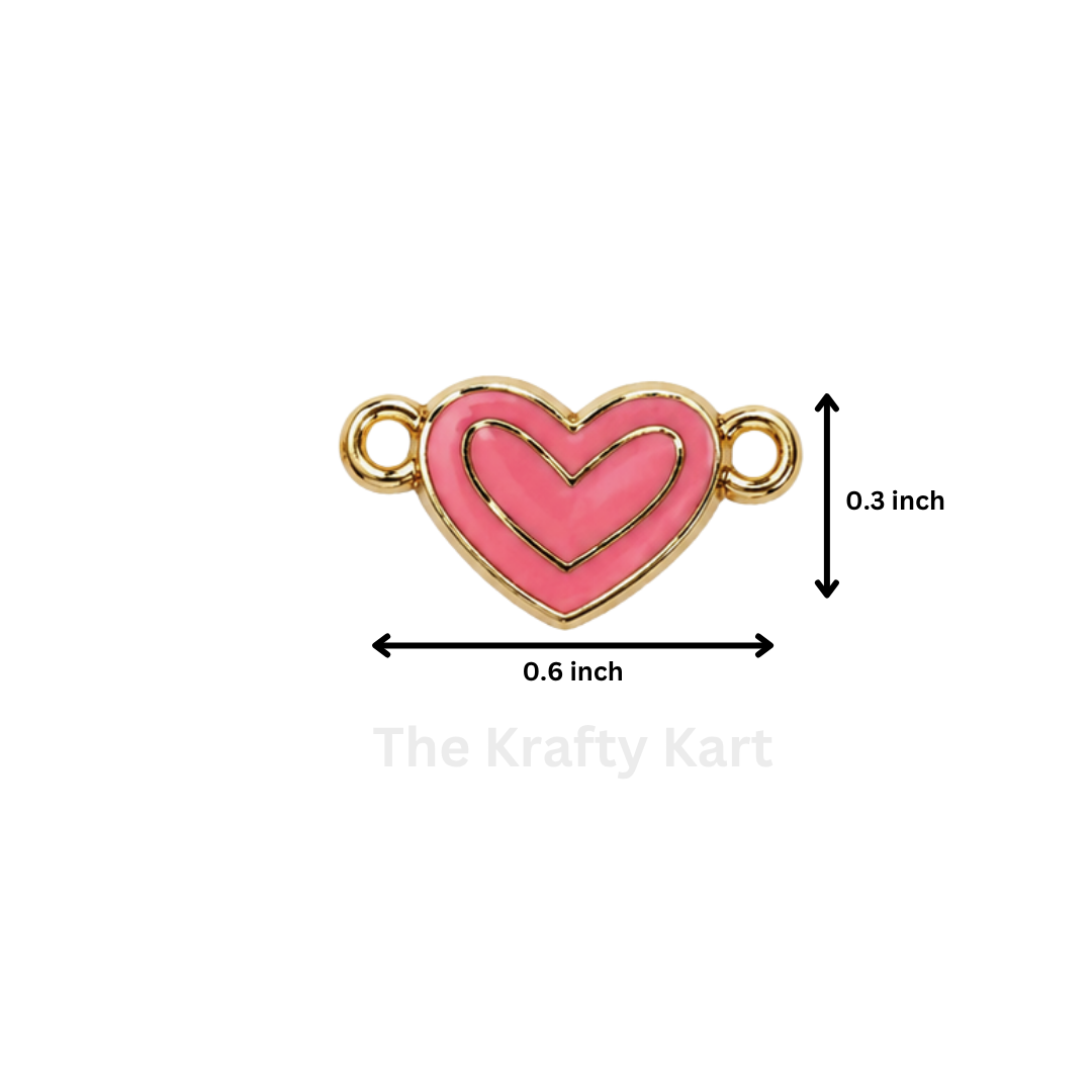 Anti-Tarnish Heart Charm Pendant (P)