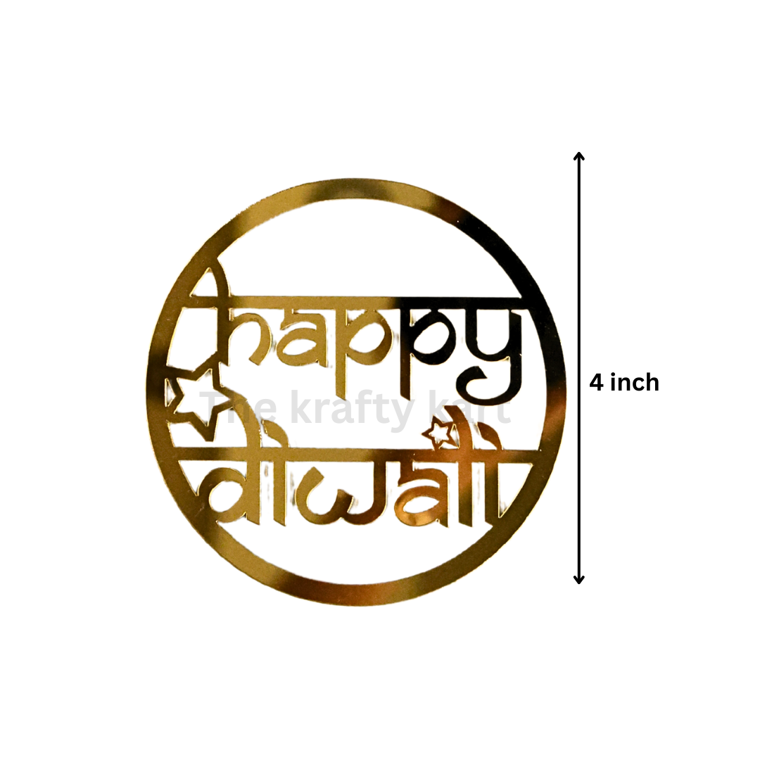 Acrylic Cutout - Happy Diwali