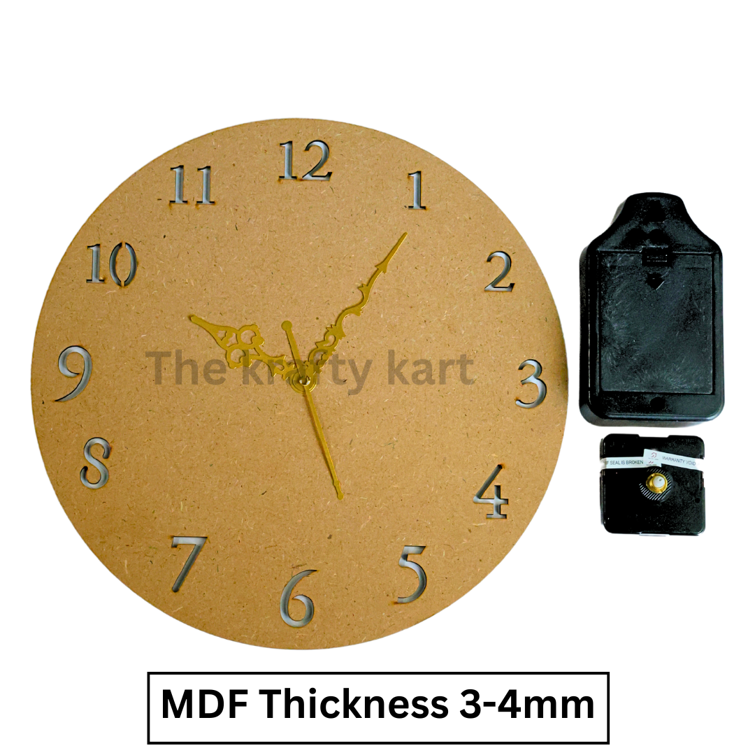 Mdf Clock Set (B)