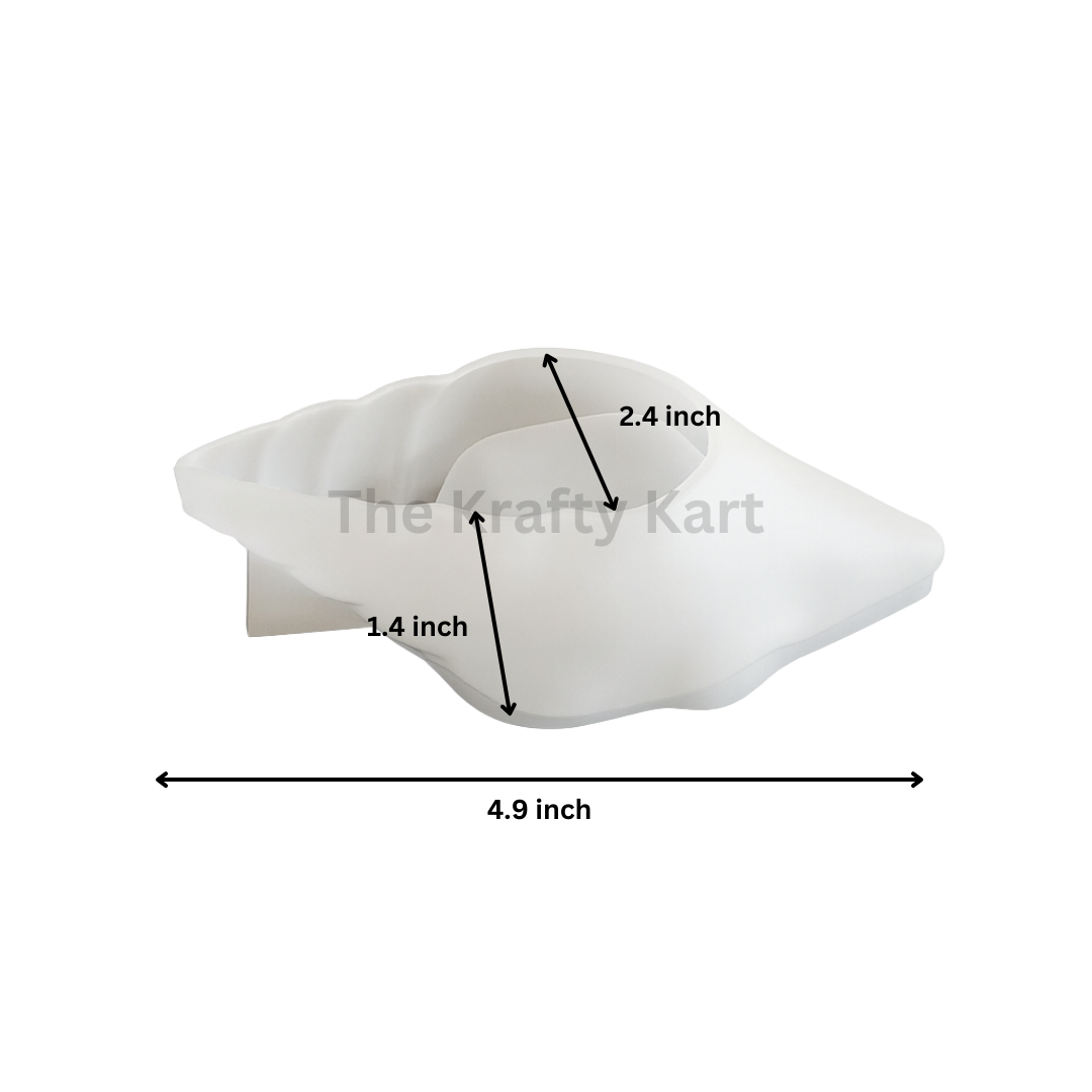 Divine Spiral Conch Candle Mould