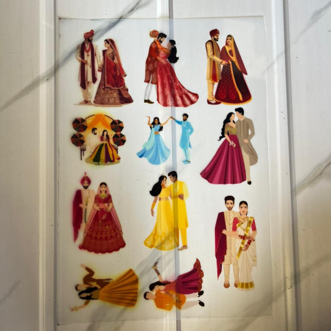 Insert Sheet - Wedding Couple