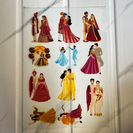 Insert Sheet - Wedding Couple