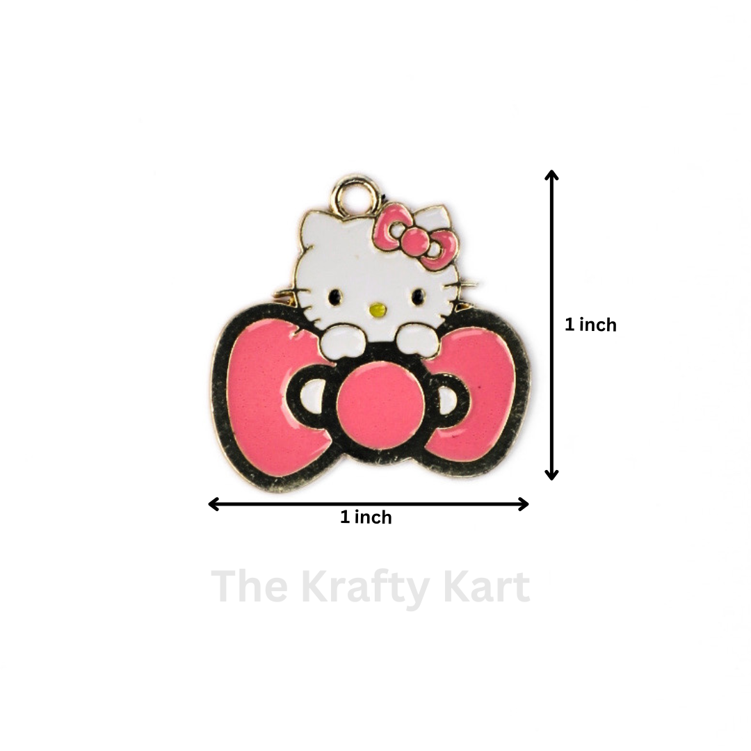 Charm - Kitty With Bow (244)