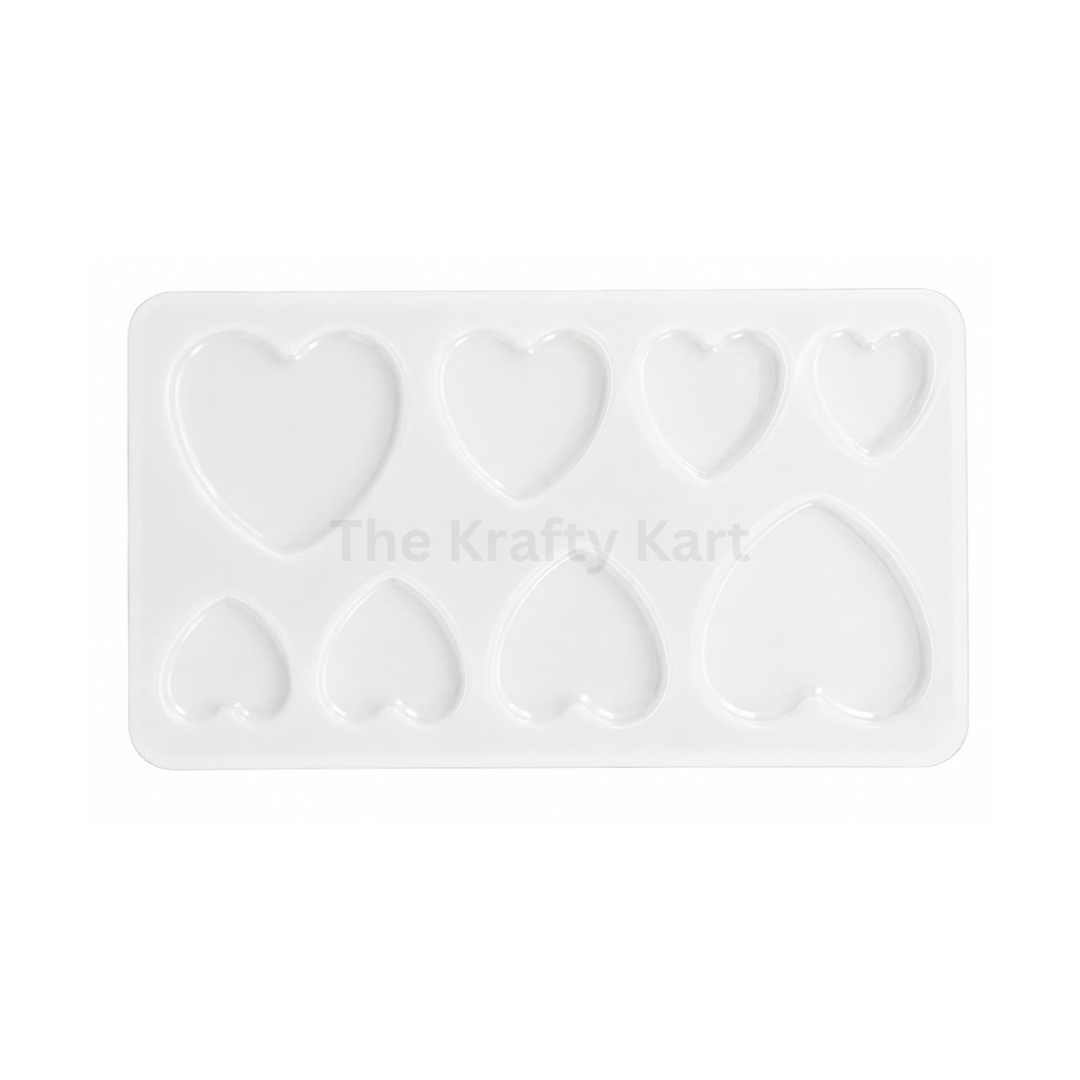 8 Cavity Heart Rakhi & Bracelet Jewellery Mould