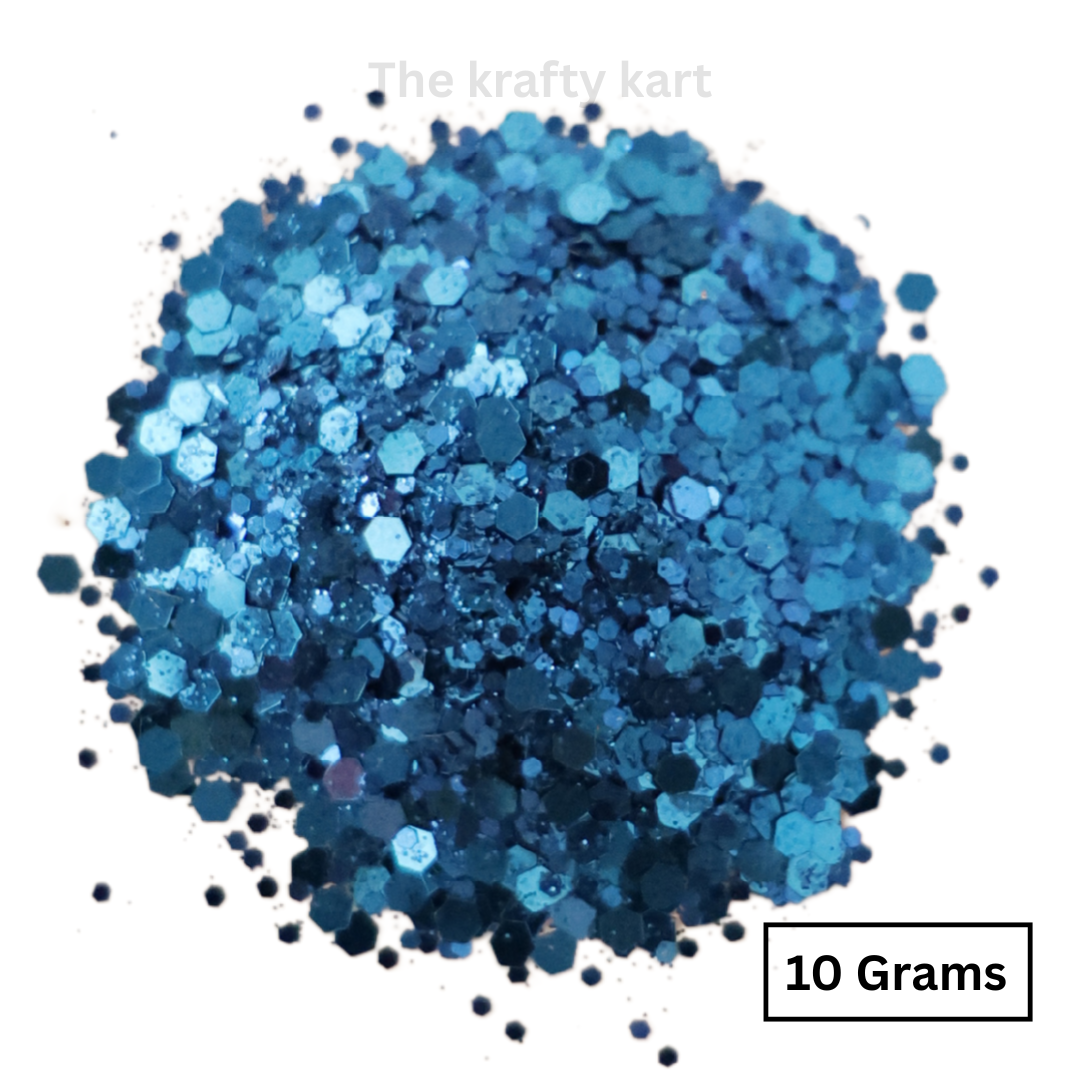 Glittery Hexagonal Chunks