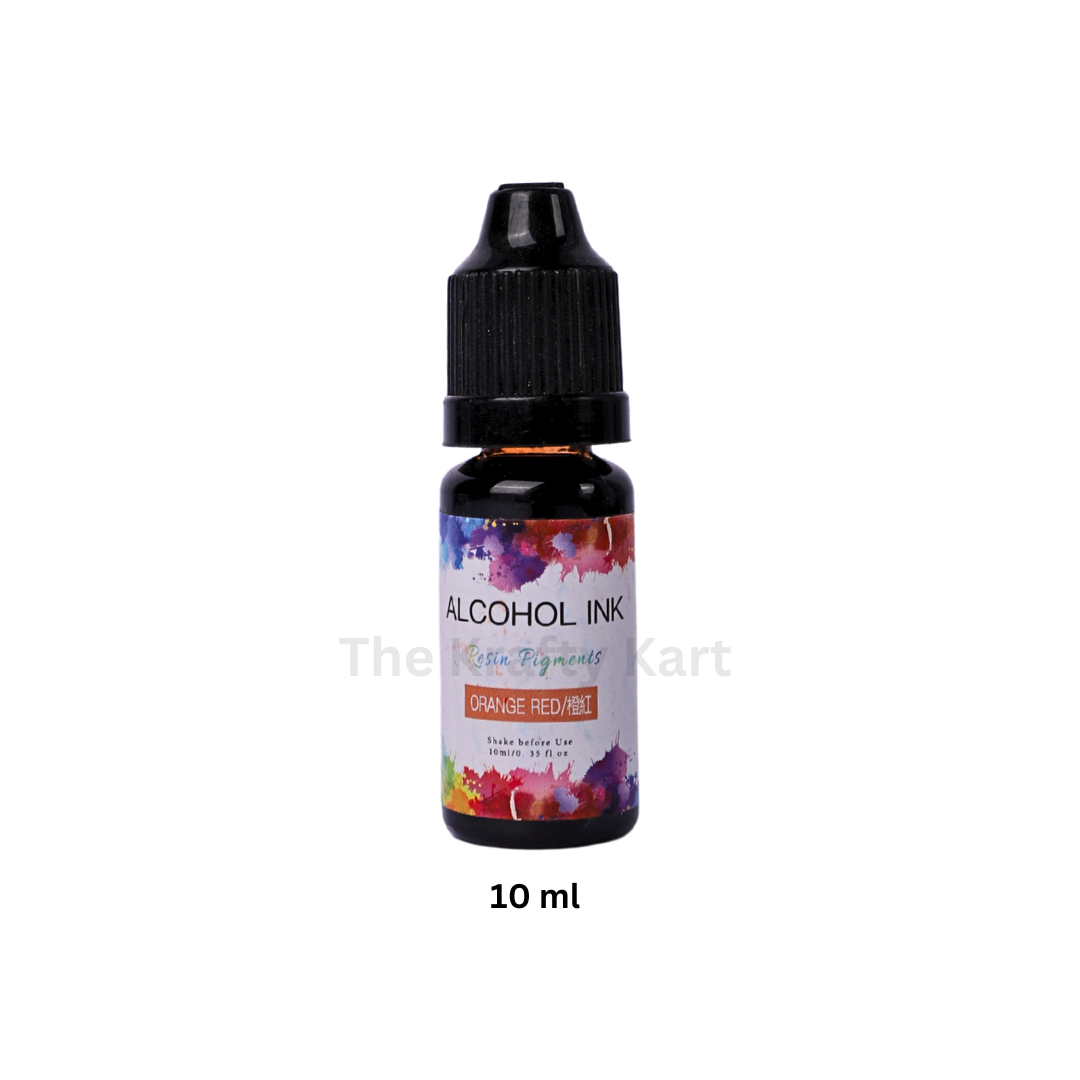 Alcohol Ink (Orange Red)