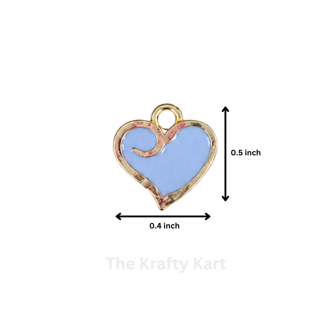 Anti-Tarnish Heart Charm Pendant (S)