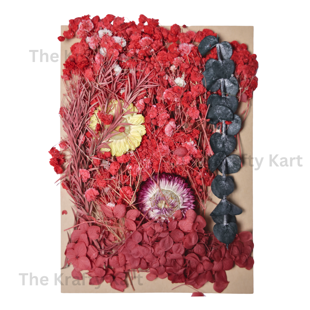 Red Dry Flower Packet