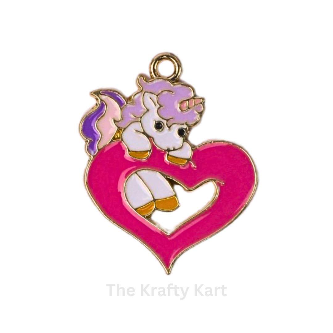 Charm - Heart Unicorn (240)