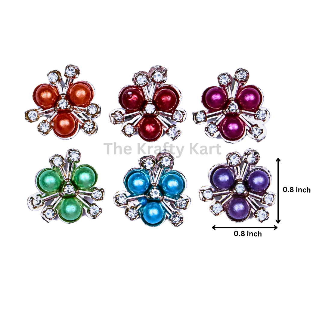 Decorative Flowers (Silver)