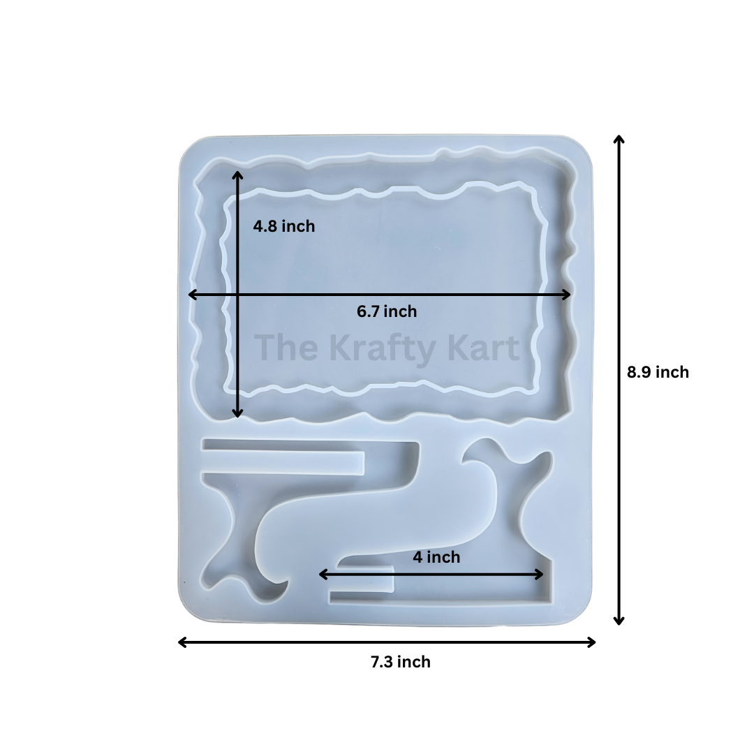 Rectangle Agate Photoframe & Stand Mould