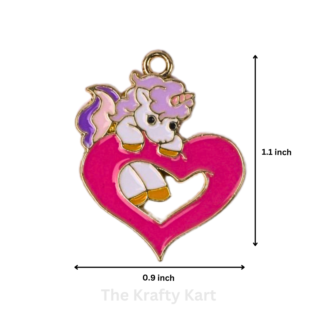Charm - Heart Unicorn (240)