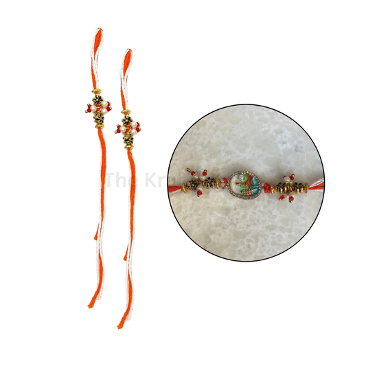 Readymade Rakhi Thread(5 Pairs) (33)