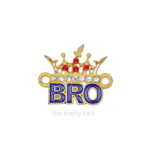 Golden Rakhi Charm - Bro