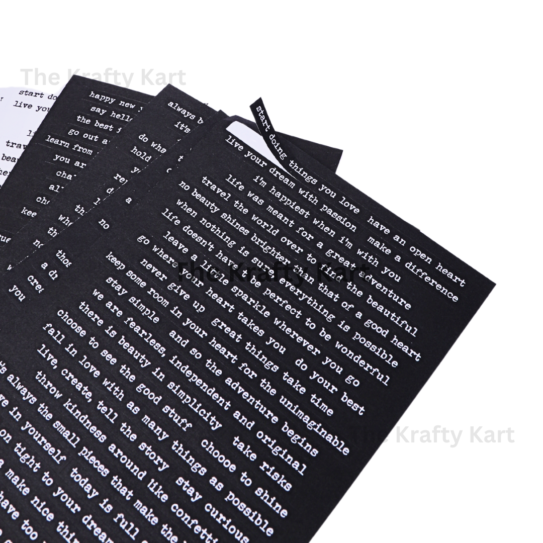 Black & White Thought Sticker