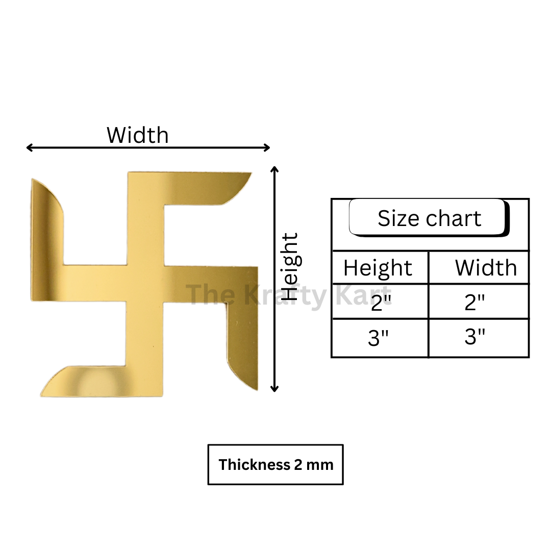 Acrylic Cutout - Swastik