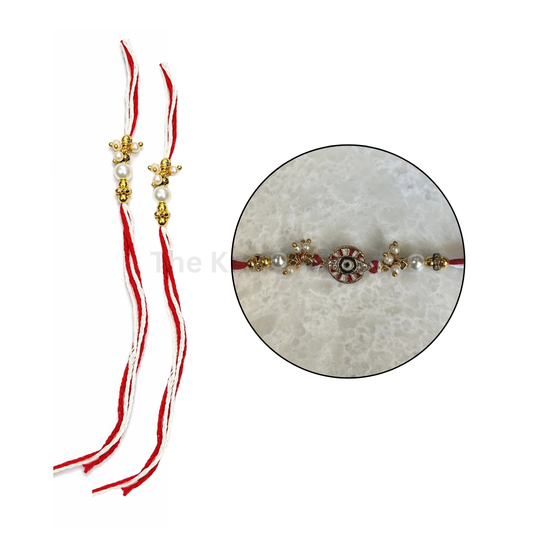 Readymade Rakhi Thread(5 Pairs) (34)