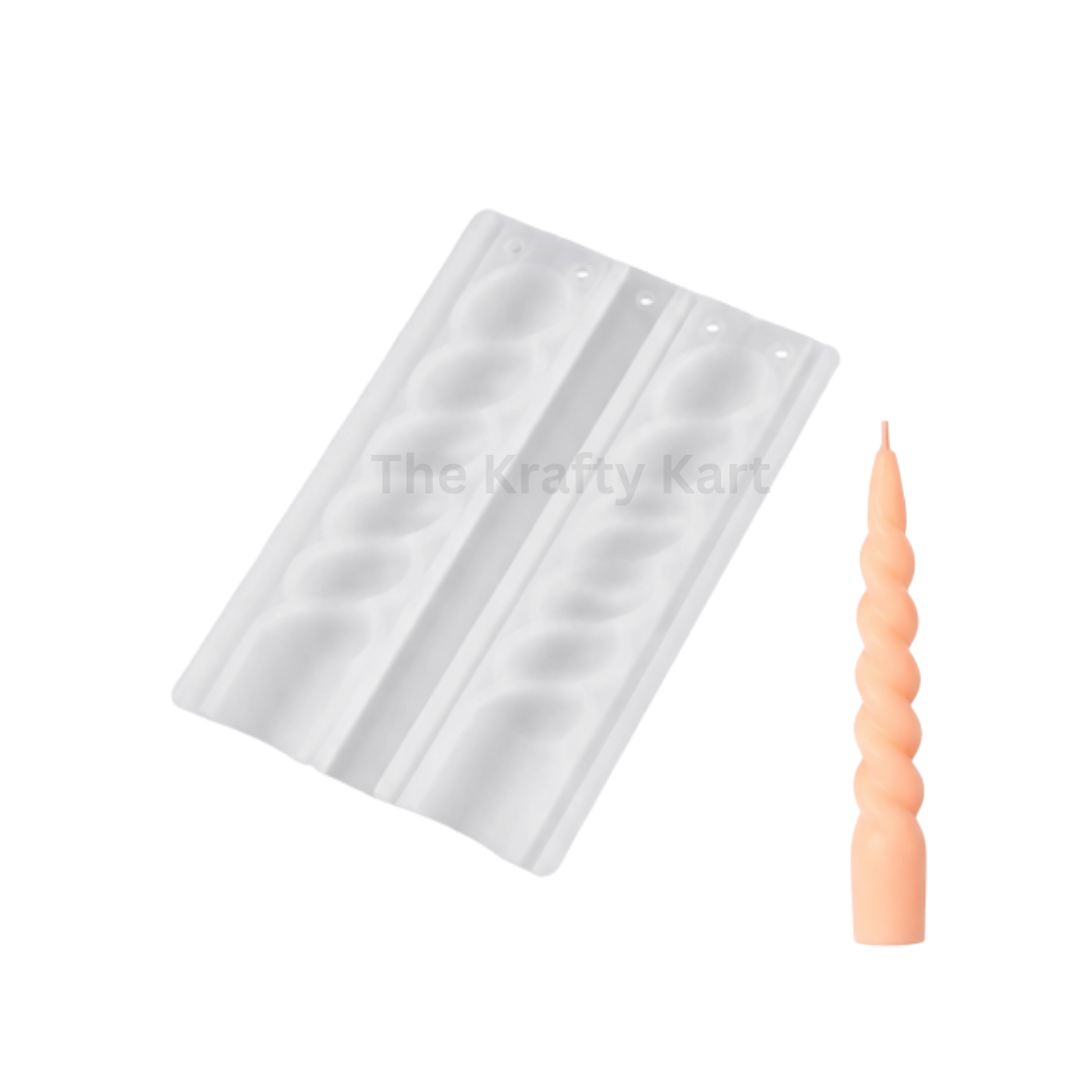 Twisted Spiral Pole Candle Mould