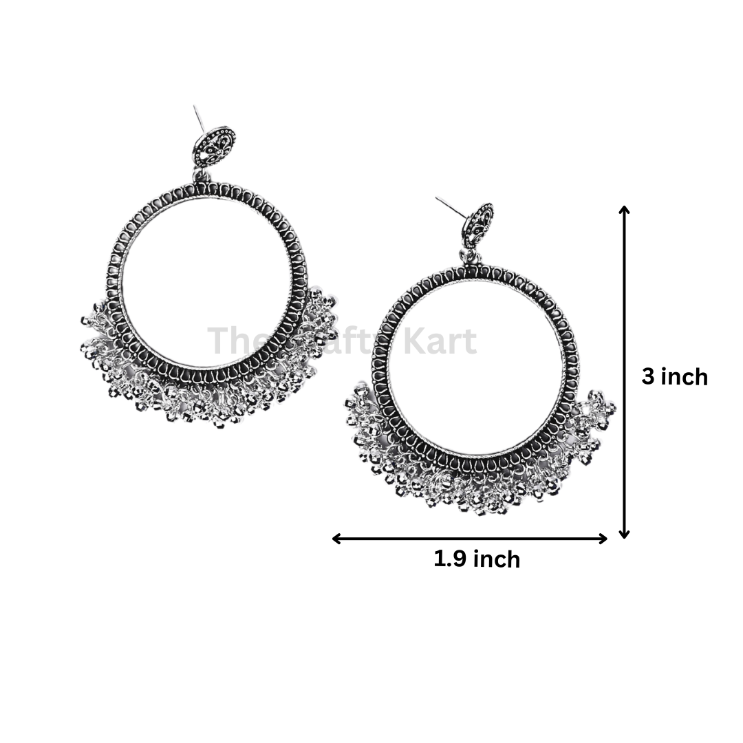 Big Round Resin Jhumka