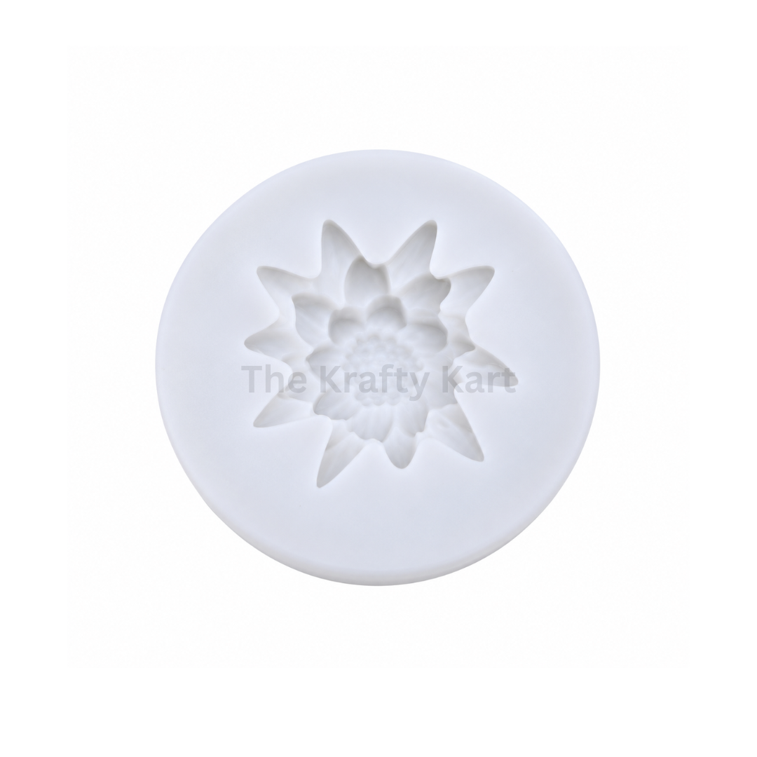 3D Lotus Flower Candle Handmade Mould (A)