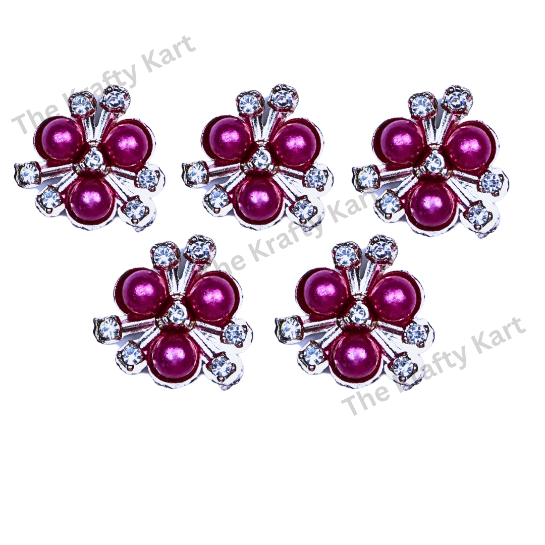 Decorative Flowers (Silver)